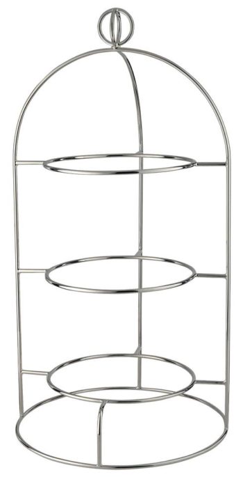 Ercuis Latitude Plate Stand Three Tiers 18.7"H x 9.84"D