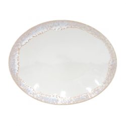 Casafina Taormina Oval Platter White 16.25"L x 13"W
