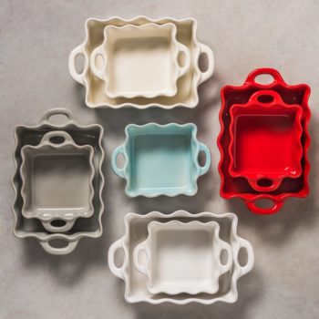 Casafina Cook & Host Square Baker 9.5" White - Image 3