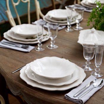 Casafina Impressions White Charger Plate 13.5"D - Image 2