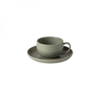 Casafina Pacifica Artichoke Tea Cup and Saucer