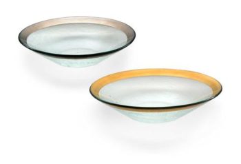 Annieglass Roman Antique Large Serving Bowl