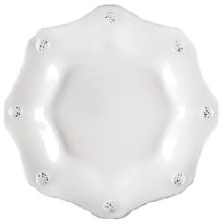 Juliska Berry and Thread Whitewash Scallop Tea Plate 7" W
