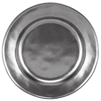 Juliska Pewter Stoneware Round Dessert Plate 9" W