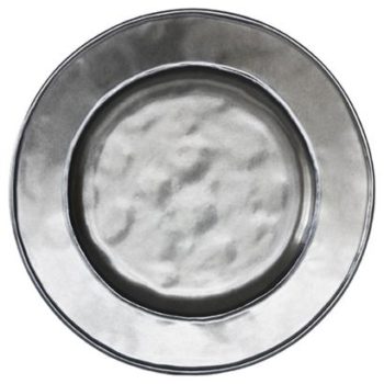 Juliska Pewter Stoneware Round Side Plate  7" W