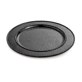Michael Aram Hammertone Charger - Black Nickelplate