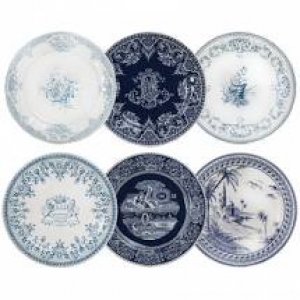 Assiettes plates Les Dépareillées