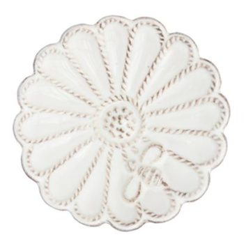 Juliska Jardins du Monde Whitewash Mini Blossom Dish 3.5" W