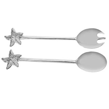 Mariposa Starfish Salad Servers 12.5"L