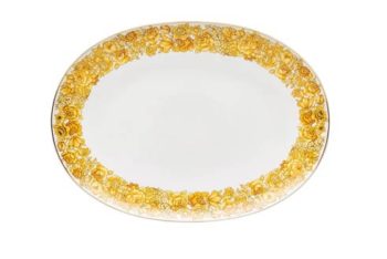 Versace by Rosenthal Medusa Rhapsody Oval Patter 15"L