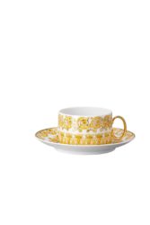 Versace by Rosenthal Medusa Rhapsody Tea Cup & Saucer 6.25"D