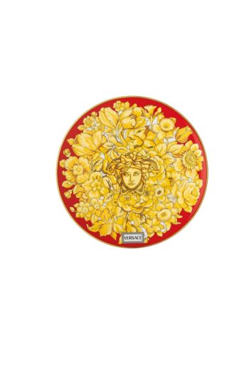 Versace by Rosenthal Medusa Rhapsody Red Bread & Butter Plate 6 2/3"D