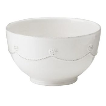 Juliska Berry and Thread Whitewash Cereal Bowl 6" W x 3.5" H