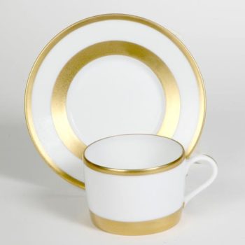 Robert Haviland & C. Parlon William Gold Tea Cup and Saucer