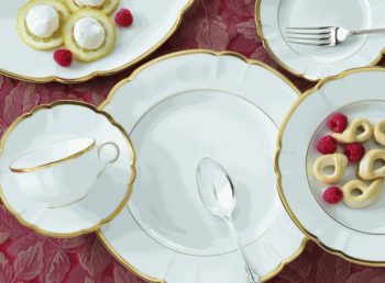 Robert Haviland & C. Parlon Colette Gold 5-Piece Place Setting