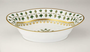 Robert Haviland & C. Parlon Matignon Green Open Vegetable Bowl 9.5"L