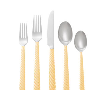 Michael Aram Twist Gold 5-Piece Flatware Set