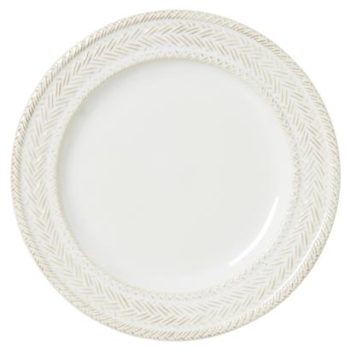Juliska Le Panier Whitewash Dessert/Salad Plate 9"W
