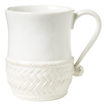 Juliska Le Panier Whitewash Mug 16 oz.