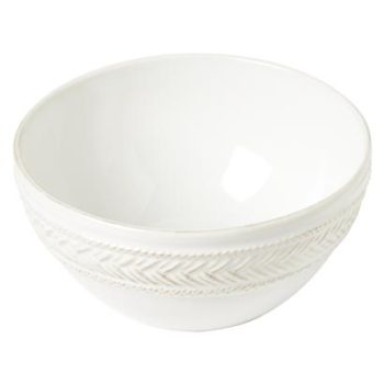 Juliska Le Panier Whitewash Cereal/Ice Cream Bowl 6"W