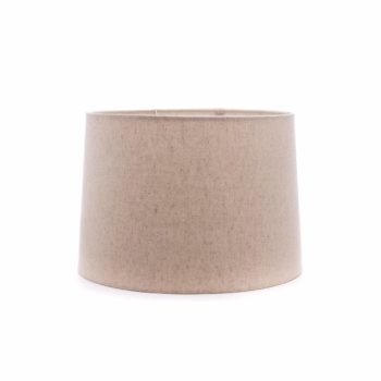 Simon Pearce Linen Barrel Shade - Natural