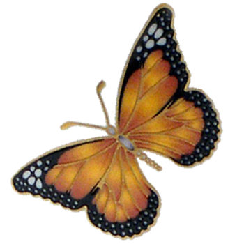 Pickard China Wind & Wings 3-Monarch Charger Plate 12.25" D - Image 2