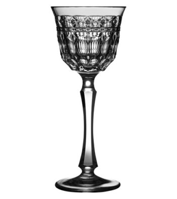 Varga Art Crystal Barcelona Clear Wine Glass