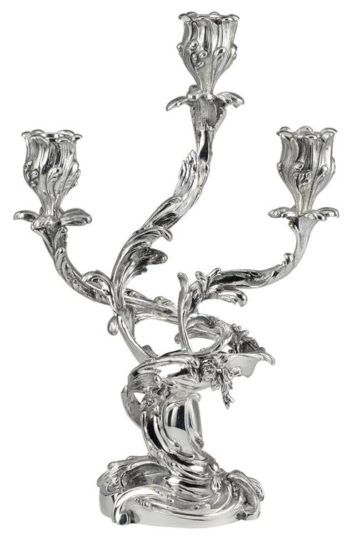 Ercuis Rocaille Candelabra - 3 Lights