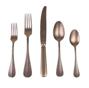 Sambonet Baguette Copper Vintage 5 Pc Place Setting