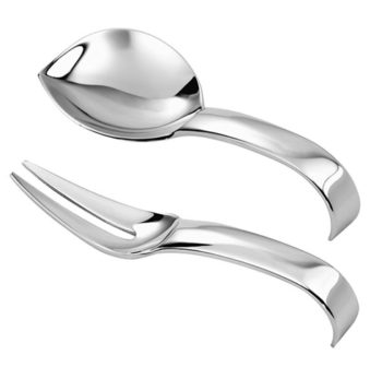 Sambonet Living Set 2pcs Monoportion Spoon And Fork Small