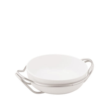 Sambonet Antico Spaghetti Dish in Holder 12 2/3"D