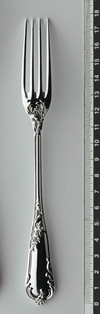 Ercuis Rocaille Sterling Silver Dessert Fork