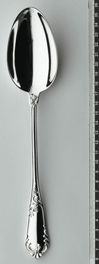 Ercuis Rocaille Sterling Silver Serving Spoon