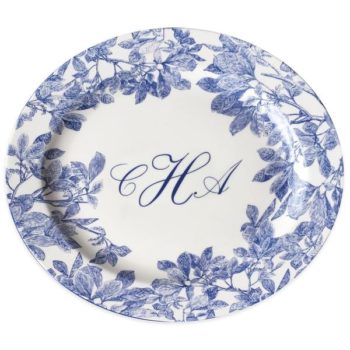 Caskata Arbor Blue Large Oval Platter 16"L x 12.5"W - Image 2