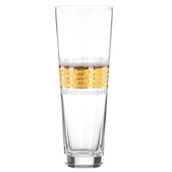 Michael Wainwright Truro Gold Large Glass Vase