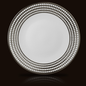 L'Objet Perlee Platinum Charger 12.5"