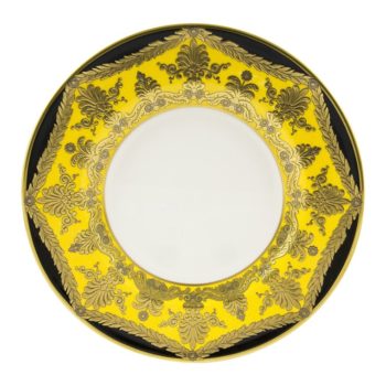 Royal Crown Derby Amber Palace Dinner Plate 10"D