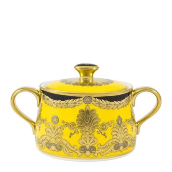 Royal Crown Derby Amber Palace Covered Sugar 7.4 oz.