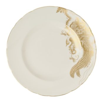 Royal Crown Derby Gold Aves Gold Motif Dessert Plate 8.5"