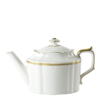 Royal Crown Derby Darley Abbey Pure Gold Tea Pot Small 11.5oz.
