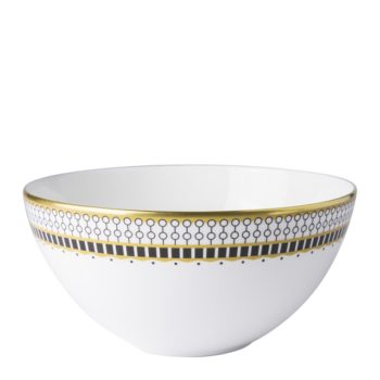 Royal Crown Derby Oscillate Onyx Coupe Bowl 5.75"D