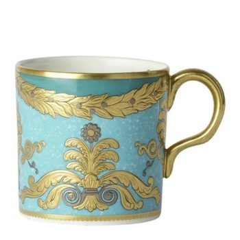 Royal Crown Derby Turquoise Palace Coffee Cup 3 oz.