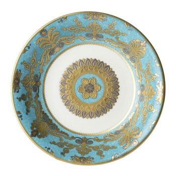 Royal Crown Derby Turquoise Palace Oatmeal/Cereal Bowl 6.5"D