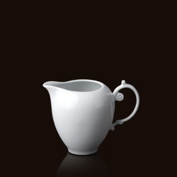 L'Objet Aegean White Creamer 4" - 10°z