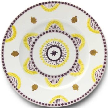 Pinto Paris Agra Yellow Charger 11.5"