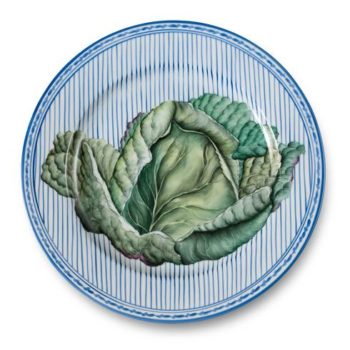Pinto Paris Potager Blue Buffet Plate #2 11.5"D