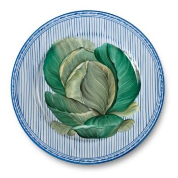 Pinto Paris Potager Blue Buffet Plate #3 11.5"D - Image 2