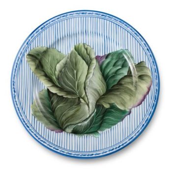 Pinto Paris Potager Blue Buffet Plate #6 11.5"D - Image 2