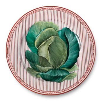 Pinto Paris Potager Red Buffet Plate #3 11.5"D - Image 2