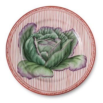 Pinto Paris Potager Red Buffet Plate #5 11.5"D - Image 2